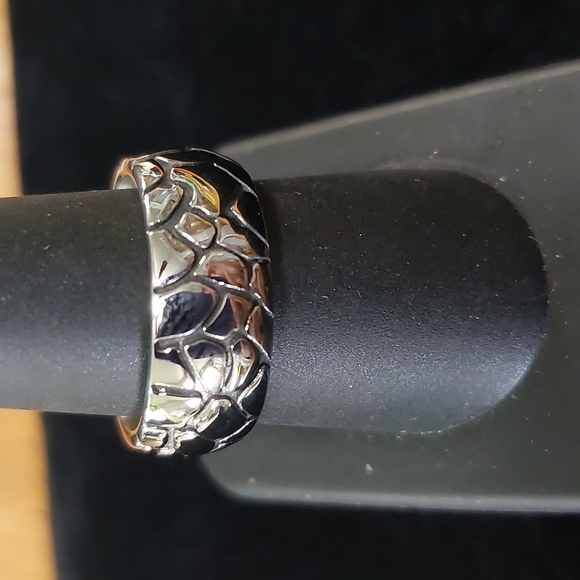 Stainless Steel Desert Band Sz 9 - Picture 2 of 4